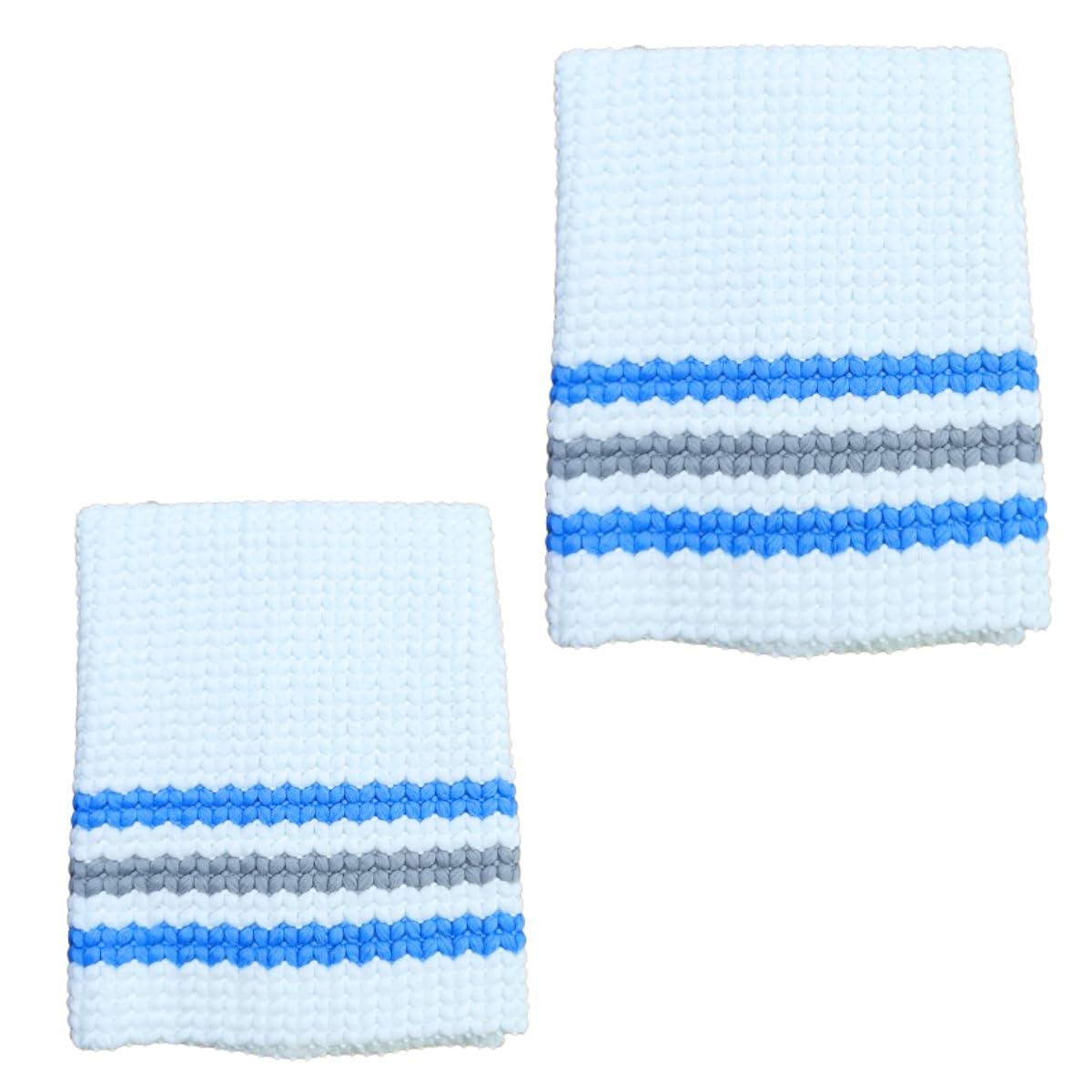 SHAGUN Microfiber Mop Cloth with Stripes, Super Absorbent, Quick Drying, Machine Washable (4)